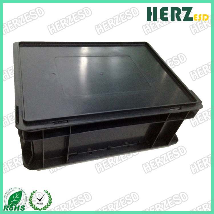 HZ-26132 Injection ESD Box Plastic Bins Turnover Box
